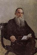 Ilia Efimovich Repin Tolstoy portrait oil painting picture wholesale